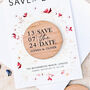 Save The Date Magnet Cards Summer Wedding Wildflower, thumbnail 4 of 10