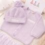 First Birthday Personalised Cardigan And Bobble Hat Set, thumbnail 4 of 12