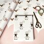 Personalised Birthday Age Mouse Or Bunny Wrapping Paper, thumbnail 10 of 12