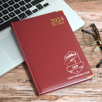 Personalised Carp Fishing Diary Angler's Ideal Planner, 2 of 3