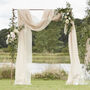 Taupe Draping Fabric For Wedding And Party Backdrops, thumbnail 1 of 3