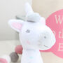 Unicorn Rattle Or Pull Down Toy, thumbnail 1 of 4
