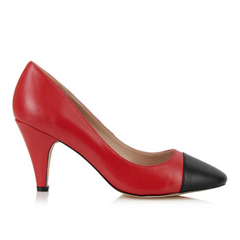 Borough Mid Heeled Court Shoes, 4 of 10
