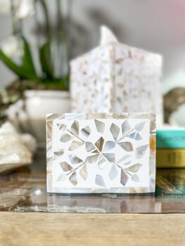 Mother Of Pearl Inlay Match Box Holder | Sandy Shores, 5 of 6