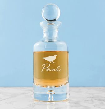 Personalised Whisky Decanter And Crystal Tumbler Set, 5 of 5