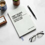 Personalised A5 I Don't Tolerate Stupid People Notebook, thumbnail 1 of 12