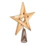 Wooden Pentagram Tree Topper, thumbnail 3 of 3