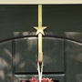 Luxury Gold Star Christmas Wreath Hanger, thumbnail 1 of 3