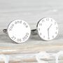 Personalised Wedding Cufflinks With Sayings, thumbnail 5 of 10