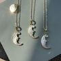 Man In The Moon Mother Of Pearl Shell Necklace, thumbnail 1 of 9