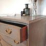 Vintage Serpentine Fronted Four Drawer Chest, thumbnail 4 of 5