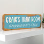 Personalised Hobby Room Sign, thumbnail 4 of 7