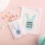 Personalised Happy Easter Egg Bunny Bag, thumbnail 1 of 5