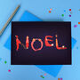 Noel Christmas Cards Pack Of Five, thumbnail 1 of 2