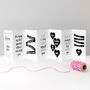 Love Card Fold Out Banner For Her, thumbnail 2 of 5