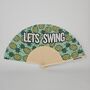 Handheld Lets Swing Folding Fan, thumbnail 2 of 3