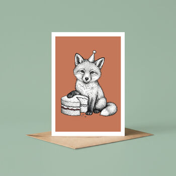 Fox Birthday Card, 2 of 6