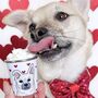 Personalised Heart Pup Cup Birthday Gift For Dog, thumbnail 6 of 12