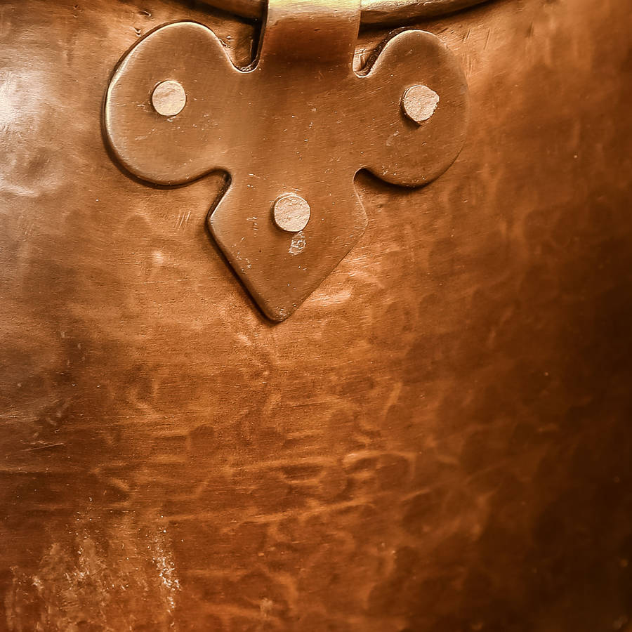 antique brass french coal bucket with shovel by dibor