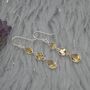 Citrine Teardrop Dangle Earrings: 925 Silver, thumbnail 7 of 9