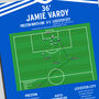 Jamie Vardy Championship 2024 Leicester Print, thumbnail 4 of 4