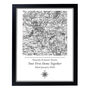 Personalised Old Series Map Black Framed Print, thumbnail 4 of 4