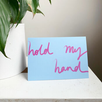 Hold My Hand Card, 2 of 4