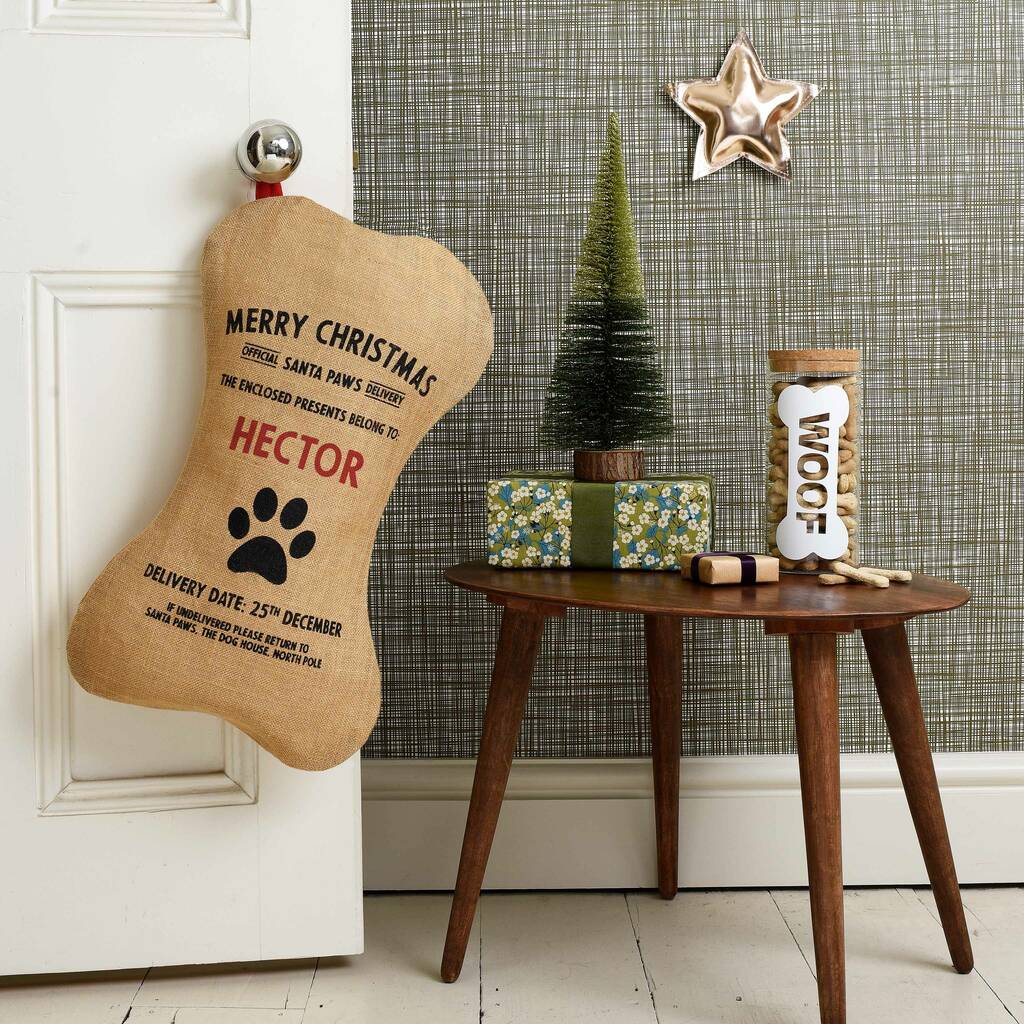 Personalised Dog Christmas Stocking, 1 of 4