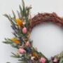 Spring Dried Flower Wreath, thumbnail 3 of 4