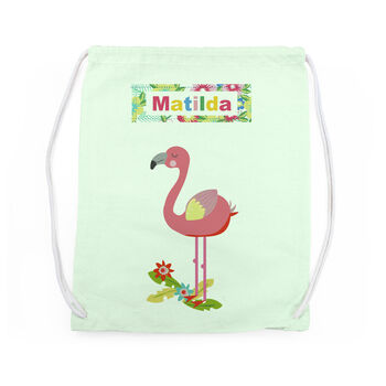 Personalised Flamingo Nursery Bag, 11 of 12