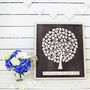Love Birds Personalised Tree Wedding Guest Book, thumbnail 1 of 3
