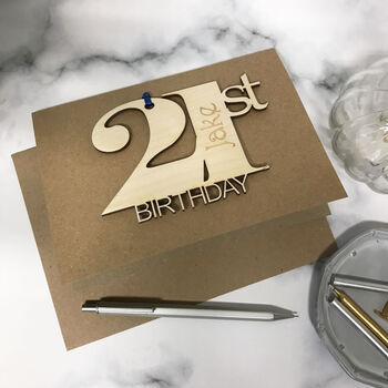 Personalised 21st Birthday Card, 12 of 12