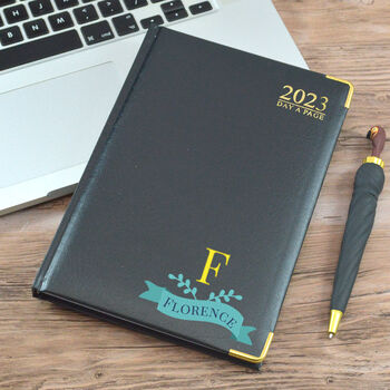 Personalised Day A Page 2023 Diary Elegant Design, 5 of 12