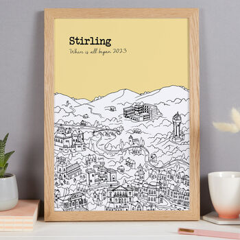 Personalised Stirling Print, 6 of 9