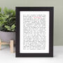 The Graduate Quotes A5 Unframed Print, Uni Graduation Gift, thumbnail 1 of 6