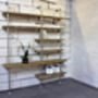 Yuka Reclaimed Scaffolding Industrial Bookcase, thumbnail 4 of 9