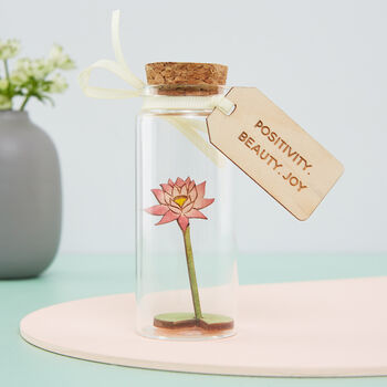 Miniature Flower Valentine's Day Message Bottle Gift, 9 of 9