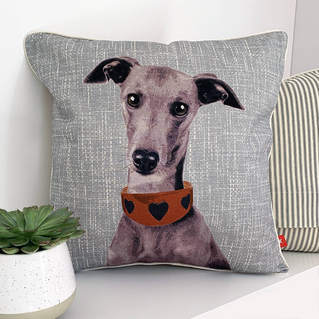 Italian Greyhound Feature Cushion By Keylime Design
