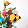 Personalised Bee Christmas Decoration, thumbnail 4 of 7