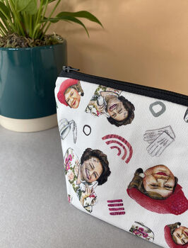 Hyacinth Bucket Cosmetic Bag / Pencil Case, 6 of 7