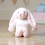 Personalised Pale Pink Bashful Bunny Soft Toy, thumbnail 1 of 7