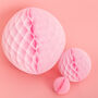 Pink Honeycomb Party Decorations, thumbnail 1 of 4
