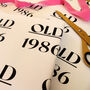 Personalised Funny Old Milestone Wrapping Paper, thumbnail 4 of 6