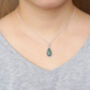 Raindrop Emerald Necklace, thumbnail 2 of 3
