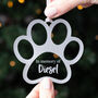 Personalised Cat Dog Memorial Bauble, thumbnail 2 of 2
