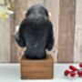 Monkey Reading Newspaper Ornament – Statue Figurine, thumbnail 3 of 9