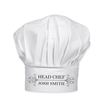 Personalised Classic Head Chef's Hat, 2 of 5