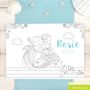 Pirate Personalised Party Colour Me In Place Mats, thumbnail 5 of 8
