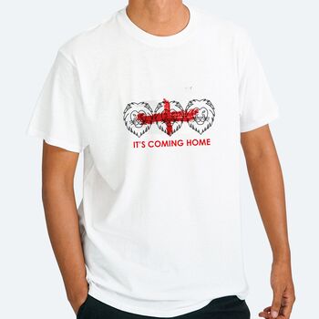 Three Lions Football England T Shirt Men's Size, 2 of 3