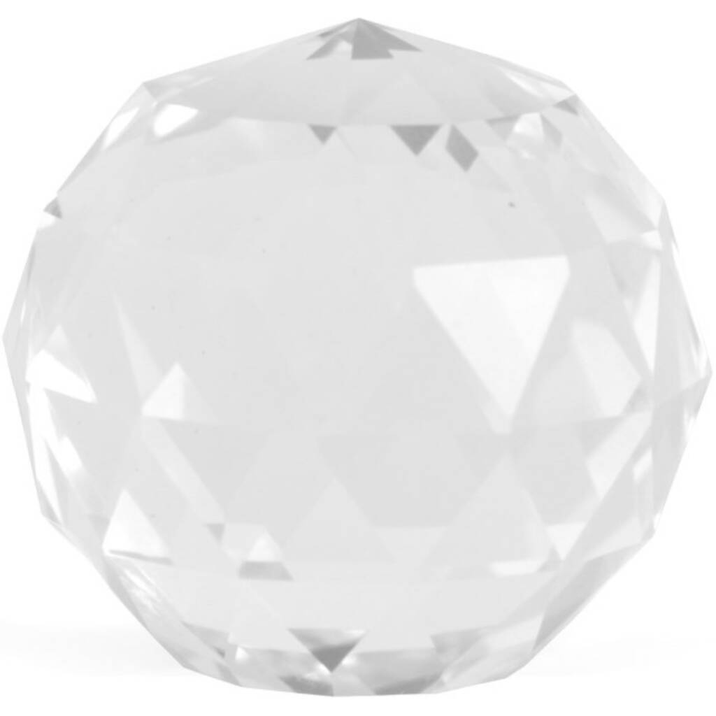 Clear Cut Crystal Paper Weight Ornament By Spiritual Gifts